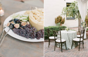 outdoor weddings tables and food
