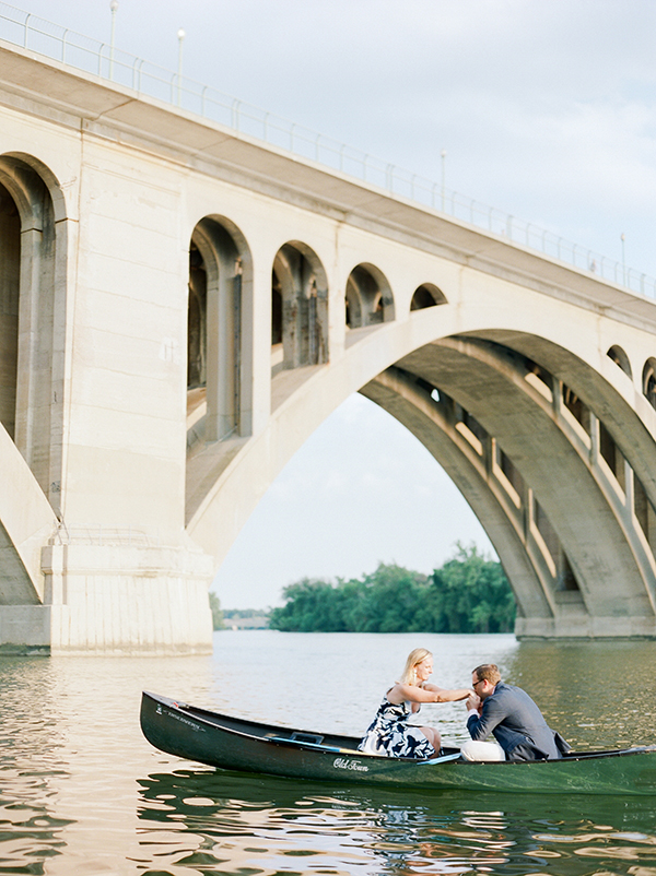"Georgetown Engagement Session in DC at Jack's Boathouse"