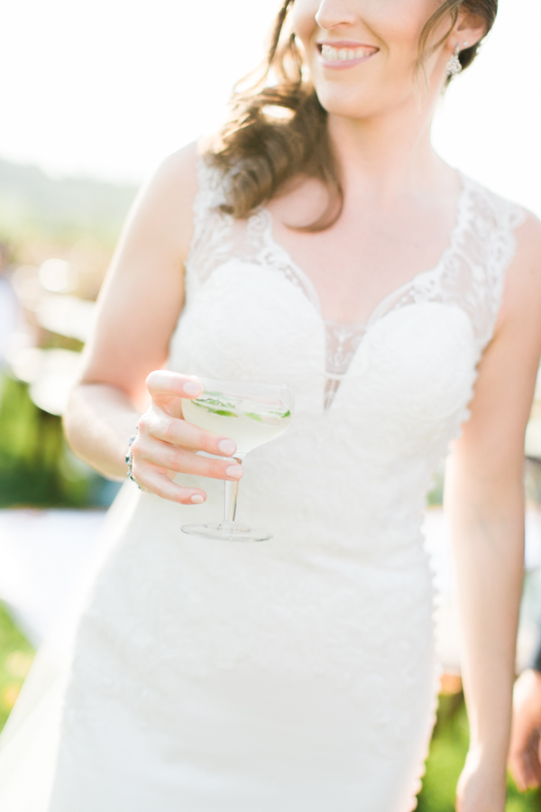 bride with cocktail 