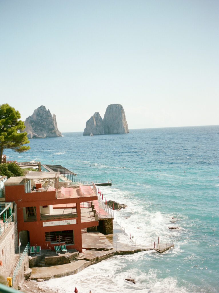 Seaside view in Italy