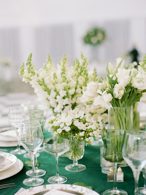 table centre pieces with flowers